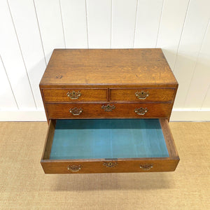 A Beautiful English Georgian Oak Chest of Drawers