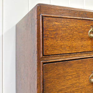 A Beautiful English Georgian Oak Chest of Drawers