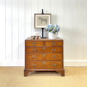 A Beautiful English Georgian Oak Chest of Drawers