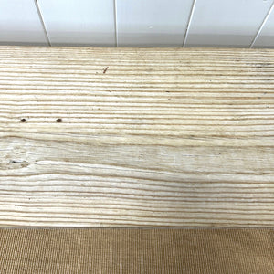 An Antique French Bleached Washboard Table c1890