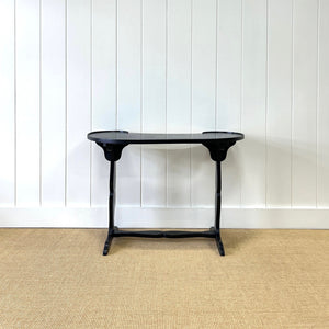 An Antique Ebonized Desk or Side Table