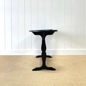 An Antique Ebonized Desk or Side Table