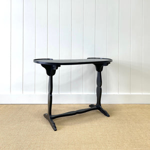 An Antique Ebonized Desk or Side Table