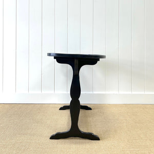 An Antique Ebonized Desk or Side Table