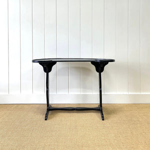An Antique Ebonized Desk or Side Table