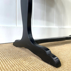 An Antique Ebonized Desk or Side Table