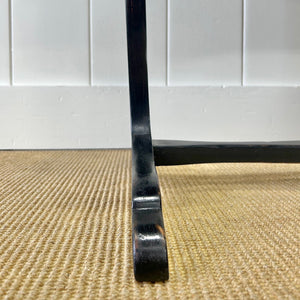 An Antique Ebonized Desk or Side Table