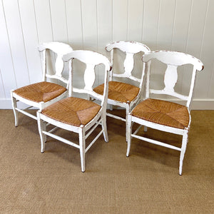 Vintage rush seat chairs hotsell