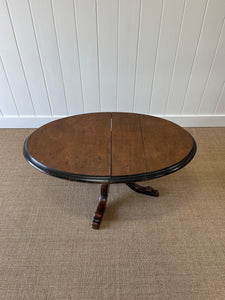 Antique English Country Mahogany Coffee Table c1890