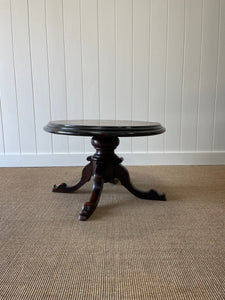 Antique English Country Mahogany Coffee Table c1890