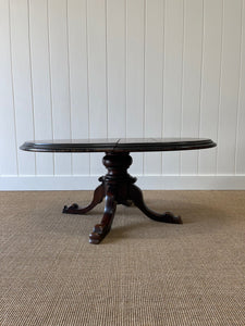 Antique English Country Mahogany Coffee Table c1890
