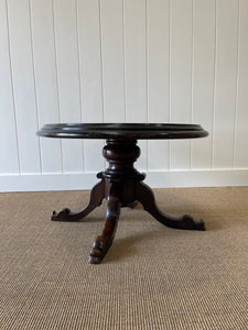 Antique English Country Mahogany Coffee Table c1890