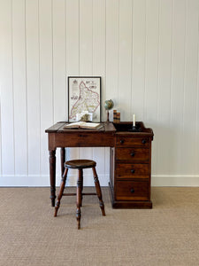 Antique English Oak Clerk's Desk c1880