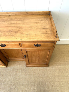 An English Country Pine Sideboard or Desk