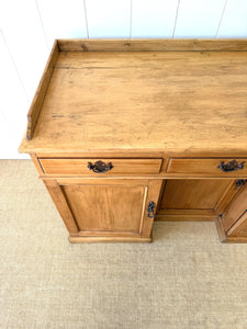 An English Country Pine Sideboard or Desk