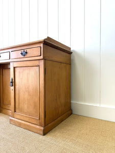 An English Country Pine Sideboard or Desk