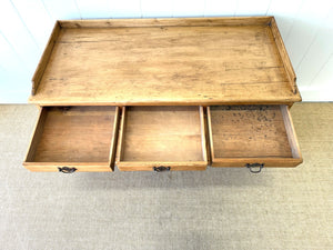 An English Country Pine Sideboard or Desk