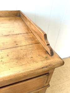 An English Country Pine Sideboard or Desk