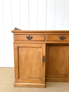 An English Country Pine Sideboard or Desk
