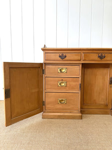 An English Country Pine Sideboard or Desk