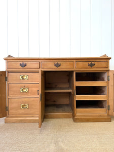 An English Country Pine Sideboard or Desk