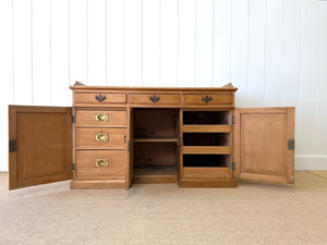 An English Country Pine Sideboard or Desk