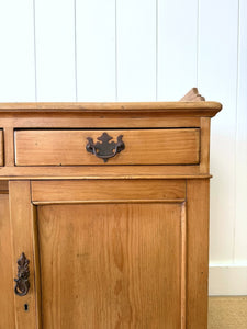 An English Country Pine Sideboard or Desk