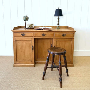 An English Country Pine Sideboard or Desk