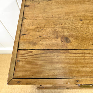 A Handsome Antique English Pine Sideboard c1890