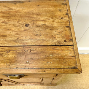 A Handsome Antique English Pine Sideboard c1890