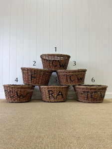 Antique Welsh Girls School Laundry Basket
