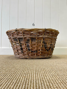 Antique Welsh Girls School Laundry Basket