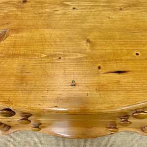 An Antique English or Cornish Pine Chest of Drawers Dresser on Castors c1890