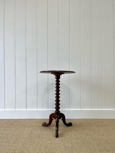 An English Mahogany Candlestick Table c1800