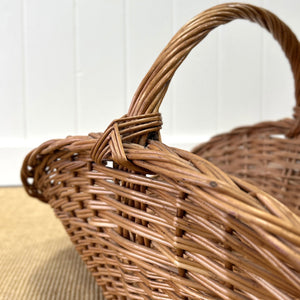 A Vintage Wicker Basket