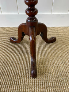 An English Mahogany Candlestick Table c1800