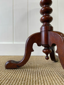 An English Mahogany Candlestick Table c1800