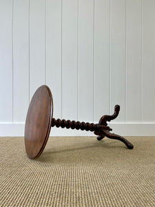 An English Mahogany Candlestick Table c1800