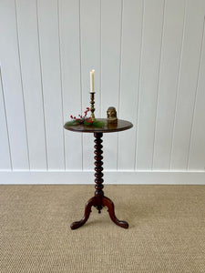 An English Mahogany Candlestick Table c1800