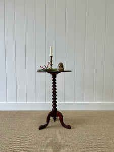 An English Mahogany Candlestick Table c1800