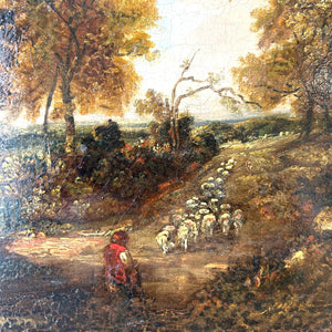 Pastoral Landscape Oil on Board