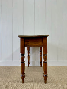 Antique English Country Pine Desk or Console Table c1890