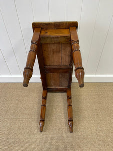Antique English Country Pine Desk or Console Table c1890