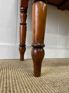 Antique English Country Pine Desk or Console Table c1890