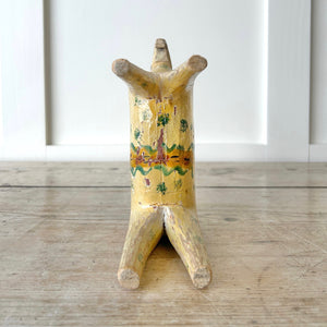 Antique Hand Painted and Carved Swedish Dala Horse