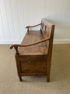 An Antique Country Hall Bench