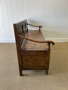 An Antique Country Hall Bench
