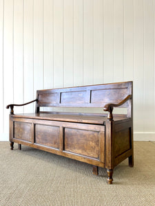 An Antique Country Hall Bench