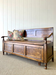 An Antique Country Hall Bench