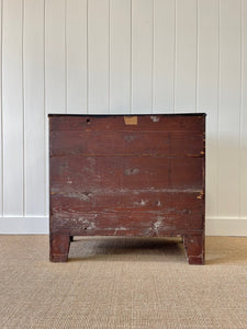 An English Ebonized Georgian Mahogany Chest of Drawers Dresser c1800